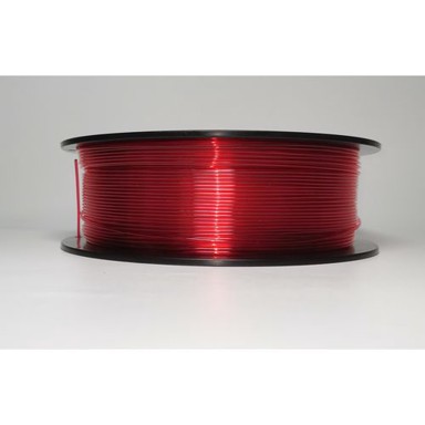 Filament za 3D PET-G 1.75 mm 1 kg, crvena prozirna 