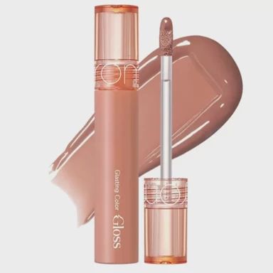 ROM&ND Trajno sjajilo za usne Glasting Color Gloss 02 Nutty Vague 4 g