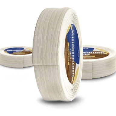 DQ-PP Meka podna lajsna od PVC-a, samoljepljiva, 32 x 23 mm, 25 m, dekor breza