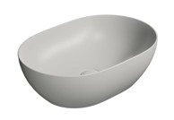 GSI Keramički umivaonik Pura, 50 x 35 cm, mat sivi