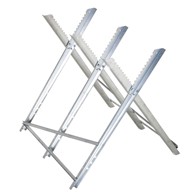 HOMESTAR Preklopni stalak za pilu, 83 x 83 x 79 cm, srebrni metal