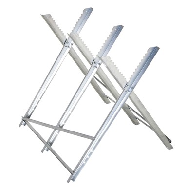 HOMESTAR Preklopni stalak za pilu, 83 x 83 x 79 cm, srebrni metal