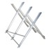 HOMESTAR Preklopni stalak za pilu, 83 x 83 x 79 cm, srebrni metal