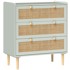 Komoda od ratana MDF, zelena