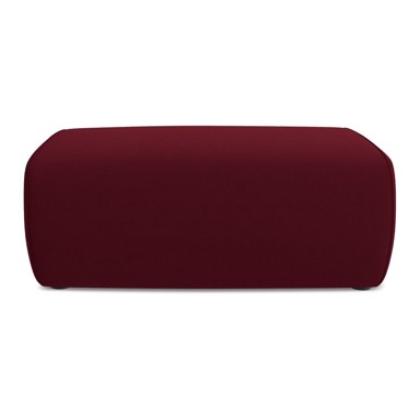 MAKAMII Bordo baršunast tabure Kapua