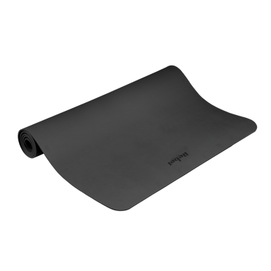 REBEL ACTIVE Prostirka za gimnastiku, za jogu, pilates i fitness, 200 x 115 cm, debljina 1 cm, TPE, crna