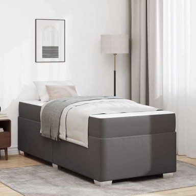 Krevetna konstrukcija, 90x200 cm, sivi