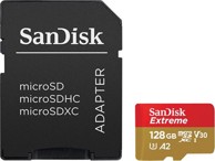 SANDISK Memorijska kartica 128 GB Micro SD Extreme SDSQXAA-128G-GN6MA class 10 + V30 UHS-I + SD Adapter