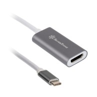 SILVERSTONE USB 3.1 adapter SST-EP07C-E, Type-C na HDMI V2.0b, sivi
