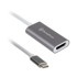 SILVERSTONE USB 3.1 adapter SST-EP07C-E, Type-C na HDMI V2.0b, sivi