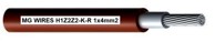 MG WIRES Fotonaponski kabel H1Z2Z2-K-R-4mm² 1x4 mm² 100 m, crveni