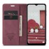 CASEME Futrola za Samsung Galaxy M33 5G, kožna futrola-novčanik, bordo