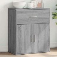 Komoda od konstruiranog drva, 60 x 31 x 70 cm, sivi hrast sonoma