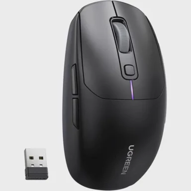 UGREEN Bežični miš Wireless Mouse 5000 DPI 2.4G+BT, crni