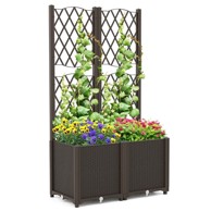 NORTHIX Samozalijevajuća žardinjera s rešetkom, 140 cm