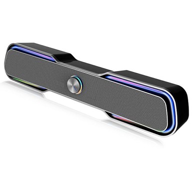 HP zvučnik DHE-6002 s LED osvjetljenjem, crni