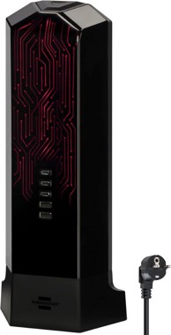 BRENNENSTUHL Gaming toranj za utičnice s RGB, 9 utičnica i 2 USB