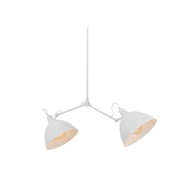 CUSTOMFORM Bijela viseća lampa s metalnim sjenilom 104x104 cm Coben 