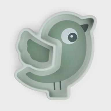 DONE BY DEER Tanjur za grickalice Stick & Stay, Birdee, zeleni