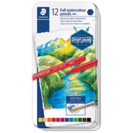 STAEDTLER Design Journey Full Watercolor akvarelne olovke 14610G M12, 12 boja