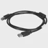 LANBERG USB kabel CA-USBA-11CC-0010-BK, USB 2.0, USB B, crni, 1m