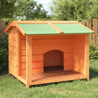 Kućica za pse 96x87x80,5 cm od masivne borovine, smeđa