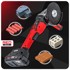 RED TECHNIC Kutna brusilica, 125 mm, 21 V, M14, 2 x 2 Ah, Set