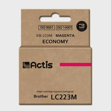 ACTIS Tinta za pisač KB-223M, zamjena za Brother LC223M, standardna, 10 ml, magenta