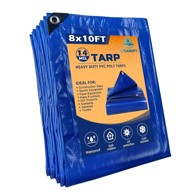 NIKCORP Vodootporna zaštitna cerada s metalnim ušicama, PVC, 1,8 x 3 m, plava