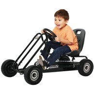 HAUCK Auto NA PEDALE LIGHTNING, crni