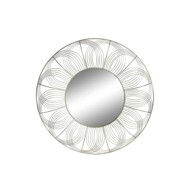 DKD HOME DECOR Zidno ogledalo 60x4x60 cm moderan, zlatno