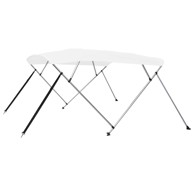 Bimini tenda s 4 luka, 243 x 180 x 137 cm, bijela