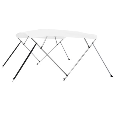 Bimini tenda s 4 luka, 243 x 180 x 137 cm, bijela 