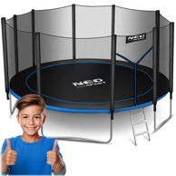 NEO-SPORT Vrtni trampolin 15 ft / 465 cm s vanjskom zaštitnom mrežom i ljestvama