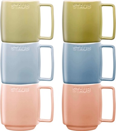 Set od 6 keramičkih šalica 350 ml, višebojni