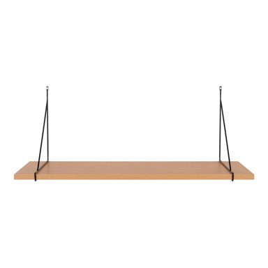 HOUSE NORDIC Polica u dekoru jasena u prirodnoj boji 80 cm Chiba