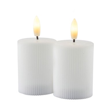 SIRIUS Bijeli svjetlosni ukrasi u setu od 2 kom Smilla