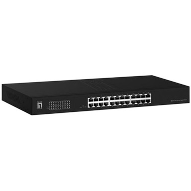 LEVELONE Switch GEU-2431, 24xGigabit, neupravljani, 48Gbps, rack/stolni