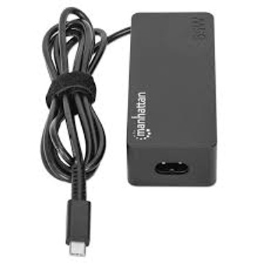 MANHATTAN Punjač za laptop, 65W, USB-C, crni
