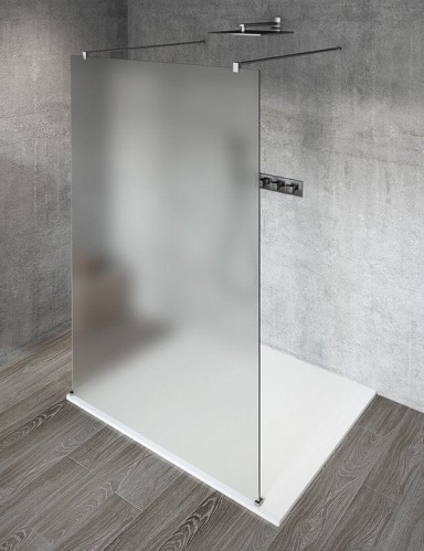 GELCO Vario tuš stijena, mat staklo, krom profil, 900 mm