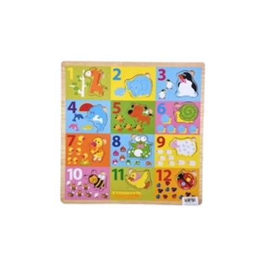 Drvene puzzle Životinje, 2+