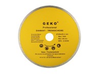 GEKO Dijamantni puni disk, 200 mm, 25,4 mm
