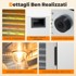 COSTWAY dehidrator za voće s timerom do 48 h i kontrolom temperature 35–75 °C, 850 W, srebrni