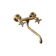 SAPHO Zidna slavina za umivaonik Antea (s 1 izlazom), brončana