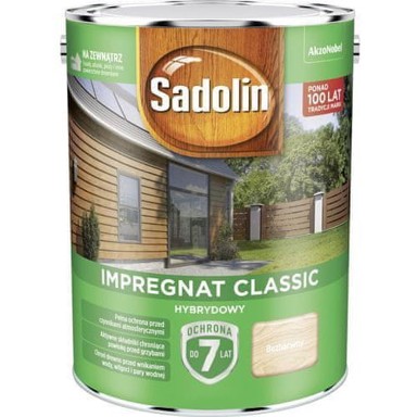 SADOLIN Classic Hybrid Impregnacija za drvo 5SACH.BEZ4.5, bezbojna, 4,5 l