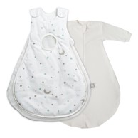 ROBA Bijela/bež pamučna dječja vreća za spavanje 50x66 cm Sternenzauber 