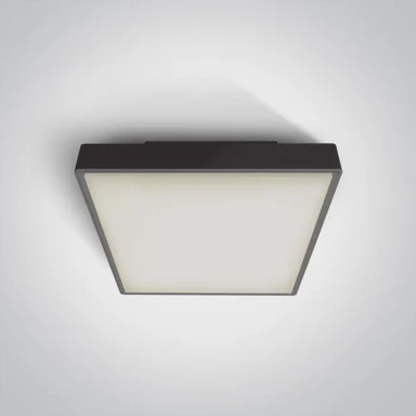 Plafonjera DM67282EA/B, LED 2xE27, 18 W, PLC, 230 V, IP65, crna