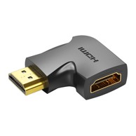 VENTION Adapter HDMI (M) na HDMI (Ž) AIOB0, 90°, 4K@60Hz, crni