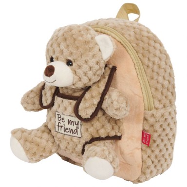 PERLETTI Ruksak 13038, mini, s odvojivim plišancem, Milly Bear