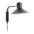 KAVE HOME Crna zidna lampa ø 20 cm Aria 